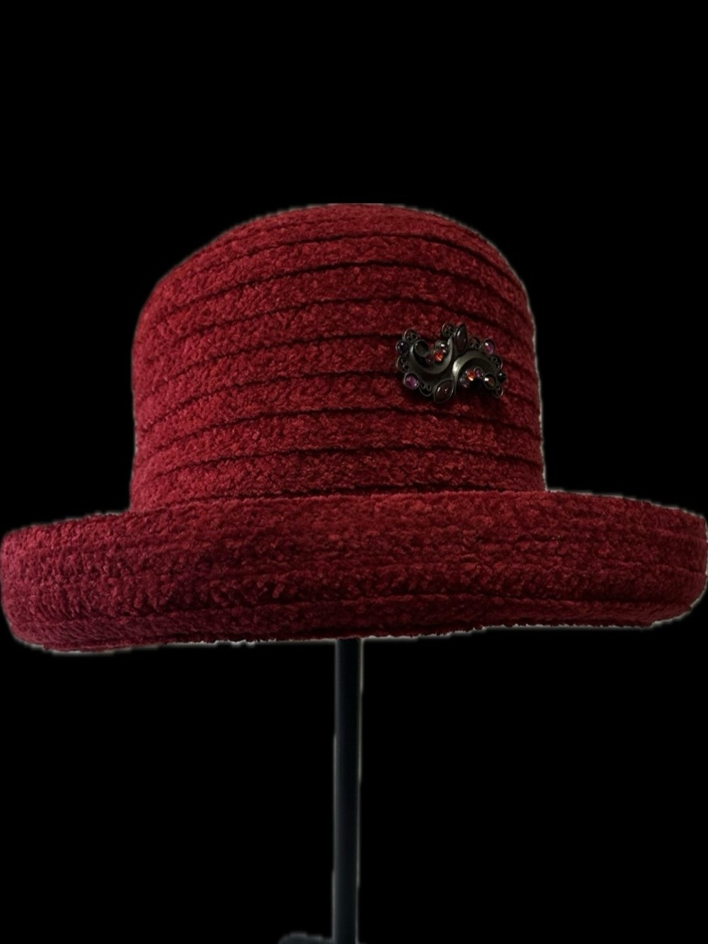 Chico’s Red Vintage Brim Hat